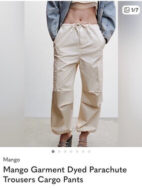 BOHO MANGO PARACHUTE CARGO PANTS